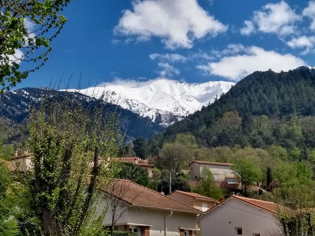 Vernet et le Canigou, printemps 2022 (Janet)
