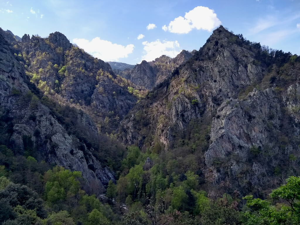 Entrée des gorges du Cady, printemps 2022 (Janet)