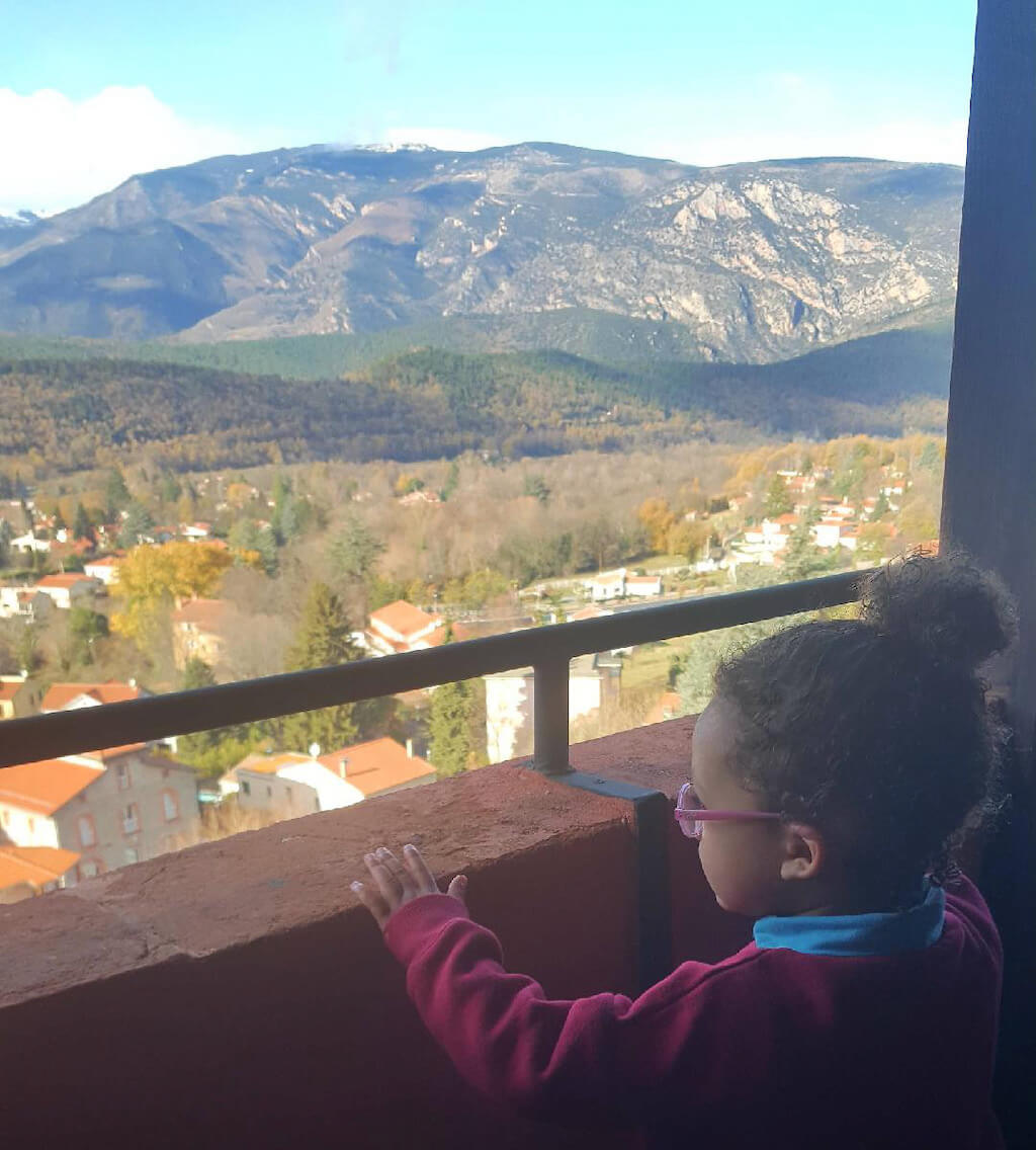 L'enfant à la mirande, hiver 2021 (Virginie)