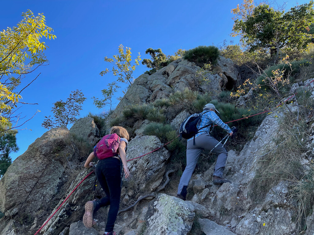 Montée au pic de la Pena, automne 2021 (Yifei)