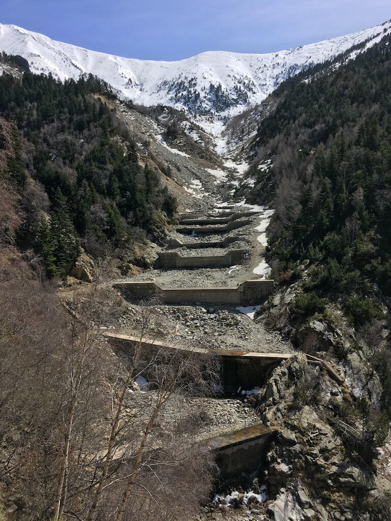 Barrage en escalier sur le Saint-Vincent, printemps 2022 (Marianne)
