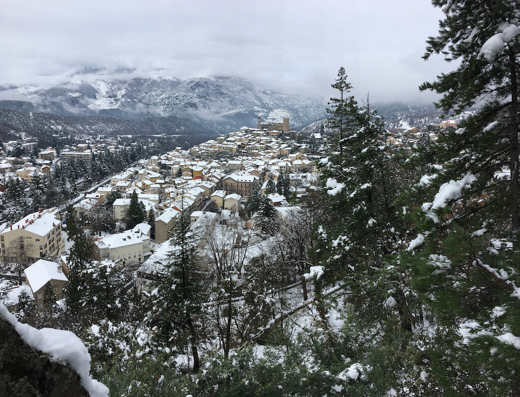 Vernet sous la neige, hiver 2021 (Cyril)