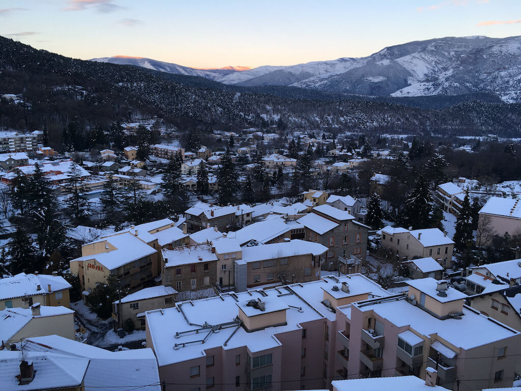 Lever de soleil vu de la Maison Rouge, hiver 2021 (Cyril)